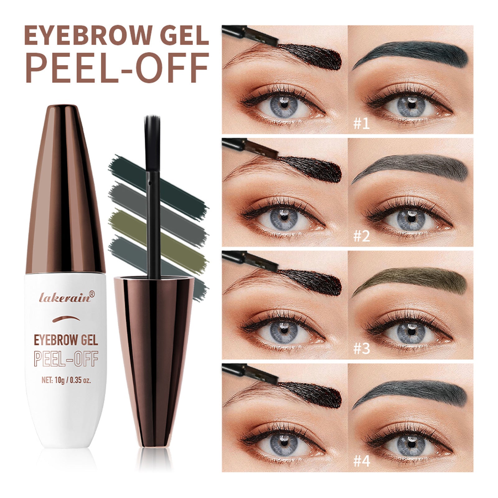 Wild Eyebrow Three-dimensional Waterproof Sweat-proof Not Easy To Fade Eyebrow Cream